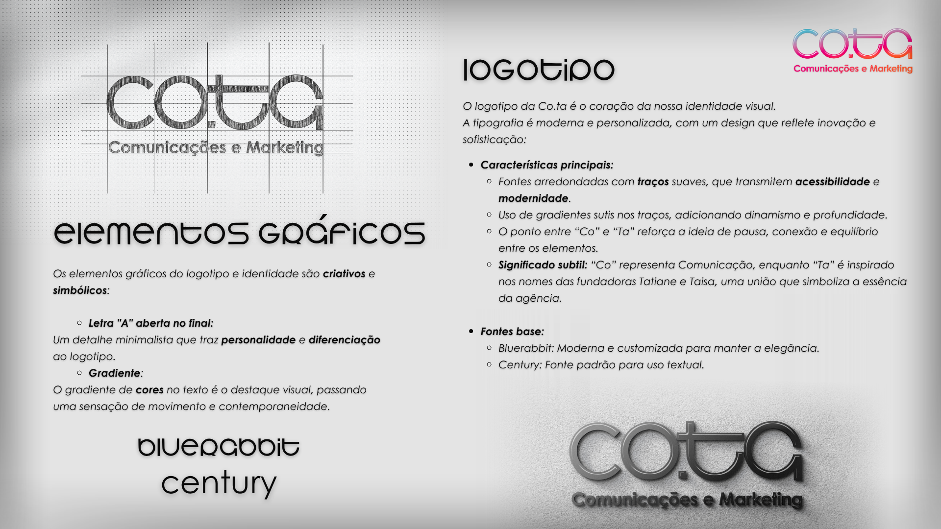 Co.ta Comunicações · Identidade visual 04